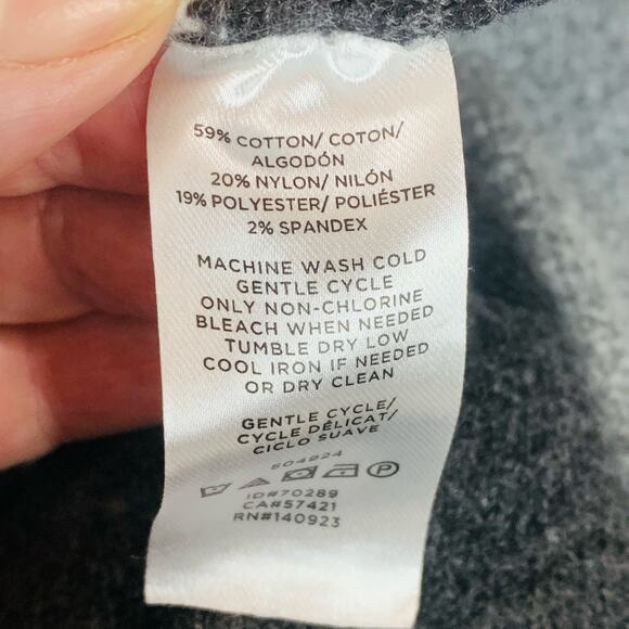 LOFT Outlet Size M Stripe Long Cardigan Sweater Colorblock Long Sleeve Knit Warm - Picture 8 of 8